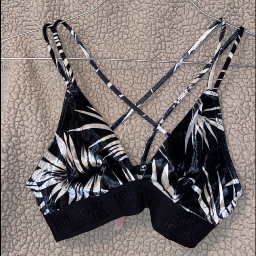 Vs velvet bralette